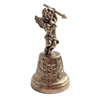 Колокольчик Амур со стрелой Бронза