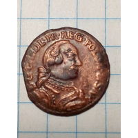 Герцогство Курляндия и Семигалия. 1 солид 1762 .