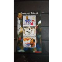 БЛОК ФУТБОЛ  ЧЕМПИОНАТ МИРА СПОРТ    MNH