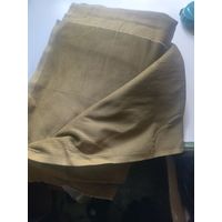 Ткань вельвет х/б (СССР), цвет хаки. 0,75х3,90 см