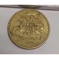 Литва 10 центов, 2008