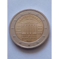 Эстония.2 евро 2019г.100 лет Тартускому университету.UNC из ролла.