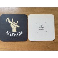 Подставка под пиво "Selfmade Brewery" /Москва, Россия/ No 6