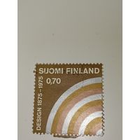 Финляндия 1975 символический рисунок