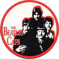 Подставку под пиво "The Beatles Cafe" / Минск /.