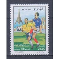[364] Алжир 1998. Спорт.Футбол.Чемпионат мира. Одиночный выпуск. MNH.