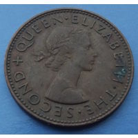 Новая Зеландия. 1\2 пенни 1960