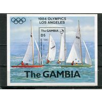 Гамбия. Летние олимпийские игры Лос Анжелес-84. Блок