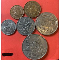 Новая Зеландия 6 монет