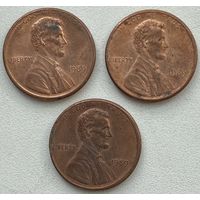 США 1 цент 1989 г. Цена за 1 шт.