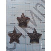 Звезды РККА ранние остроконечные (за 1 шт.)