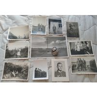 Коллекция Германских фотографий на годы ВВ2, 10 шт+ открытка. Рейх 1941год+ Значок Бонус! Распродажа коллекции.