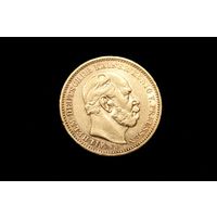 20 марок 1887 г. Пруссия (Германия), Вильгельм. Штемпельный блеск!