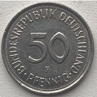 Германия 50 пфеннигов 1992 г. F