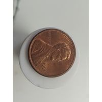 1 цент США 1991 года лот 6