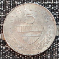 Австрия 5 шиллингов 1961 года. Серебро. Сторгуй за свою цену, предложи обмен!