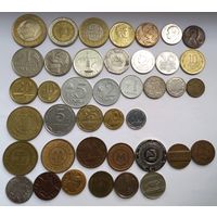Монеты разных стран+жетоны.Всего 40 штук
