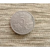 Werty71 Канада 5 центов 1930 Георг 5