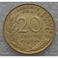 Франция, 20 сантимов 1964 г.