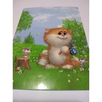 Открытка подписана. ACARDS. BY