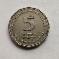 Израиль 5 новых шекелей 5769 (2009) г.