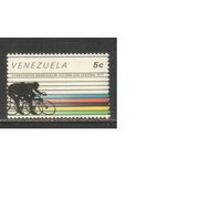 Венесуэла-1977 (Мих.2078) , **,   Спорт, Велоспорт ,Велосипеды