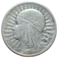 2 злотых 1933 Отличная