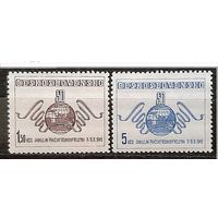 Чехословакия, 1949 год, 583/584,  50-я ярмарка в Праге , MNH** К1 255\2