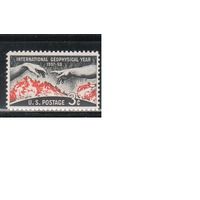 США-1958, (Мих.726),  * , Геофизический год (одиночка)