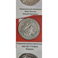 США. 25 центов (квотер) Национальный исторический парк Дж. Р. Кларка