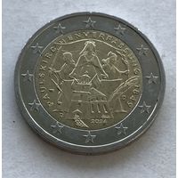 Германия 2 евро 2024 - 175 лет Конституции Паульскирхе (D - Мюнхен)