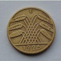 Германия 10 рейхспфеннигов, 1925 E