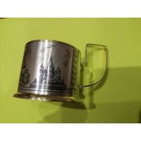 Серебряный подстаканик 875 пробы вес 100гр.