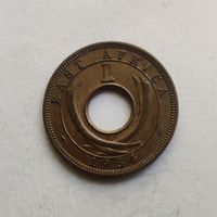 Британская Восточная Африка 1 цент 1954 г.