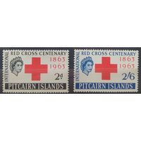 Британские колонии. Остров Питкерн, 1963г. SG34,35 MNH