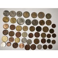 Монеты мира 50 шт