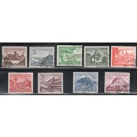 Германия-1939,(Мих.730-738) гаш. , Зимняя помощь, Архитектура (полная серия)