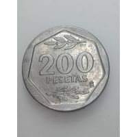 Испания 200 песет 1987 года .