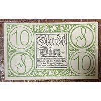 Нотгельд 10 пфеннигов 1920 год. Диц. Веймарская республика