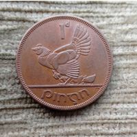 Werty71 Ирландия 1 пенни 1968 наседка с цыплятами