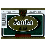 Этикетка пива Lauku Латвия Ф966