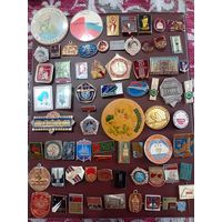 Значки сборный лот 68шт.