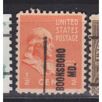 Известные люди личности США 1938 год Лот 12 С НАДПЕЧАТКОЙ ИЛИ ГАШЕНИЕМ