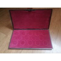 Коробка [бокс] пластик для юбилейных и памятных монет СССР 1965 - 1991 годов, на 14 монет.