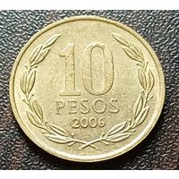 Чили 10 песо, 2006    ( 1-2-1 )
