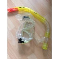 Маска с трубкой детская