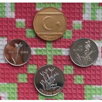 Северный Кипр набор монет 1, 5, 10, 20 куруш, UNC. Турецкая Республика Северного Кипра. Предложи свою цену или обмен!
