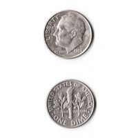 США 10 центов 1989 (P)  года