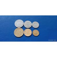 20,15,10,3,2 и 1 копейки 1936 год СССР (Состояние на фото,в лоте 6 монет)