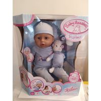 Кукла интерактивная Беби Аннабель (оригинал) 46 см с мимикой+музыкальная игрушка,Zapf Creation(Германия)